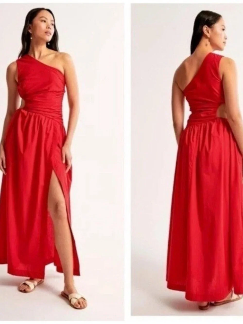 Abercrombie & Fitch Size Small One Shoulder Maxi Dress